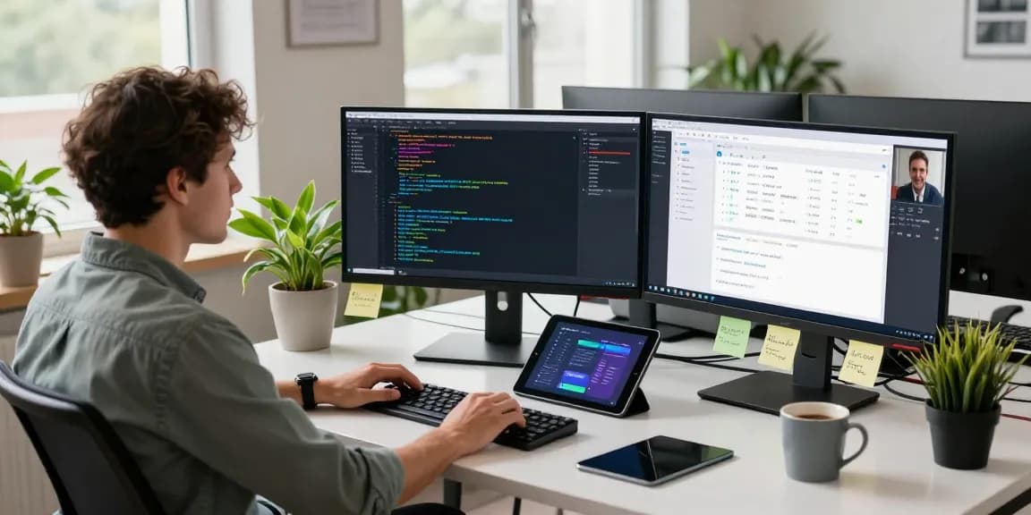 Collaborative software development environment showcasing WPS Official Website tools and productivity.